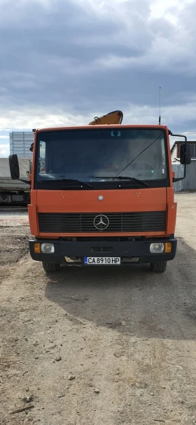 Mercedes-Benz 814 САМОСВАЛ С КРАН HIAB 060, снимка 7