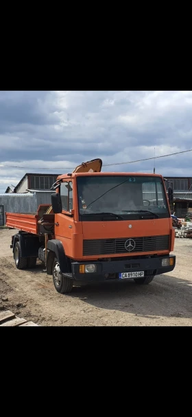 Mercedes-Benz 814 САМОСВАЛ С КРАН HIAB 060, снимка 4