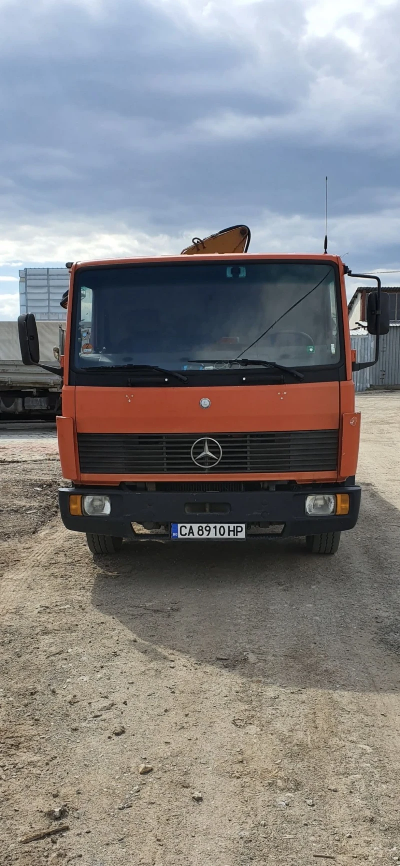 Mercedes-Benz 814 САМОСВАЛ С КРАН HIAB 060, снимка 7 - Камиони - 48736277