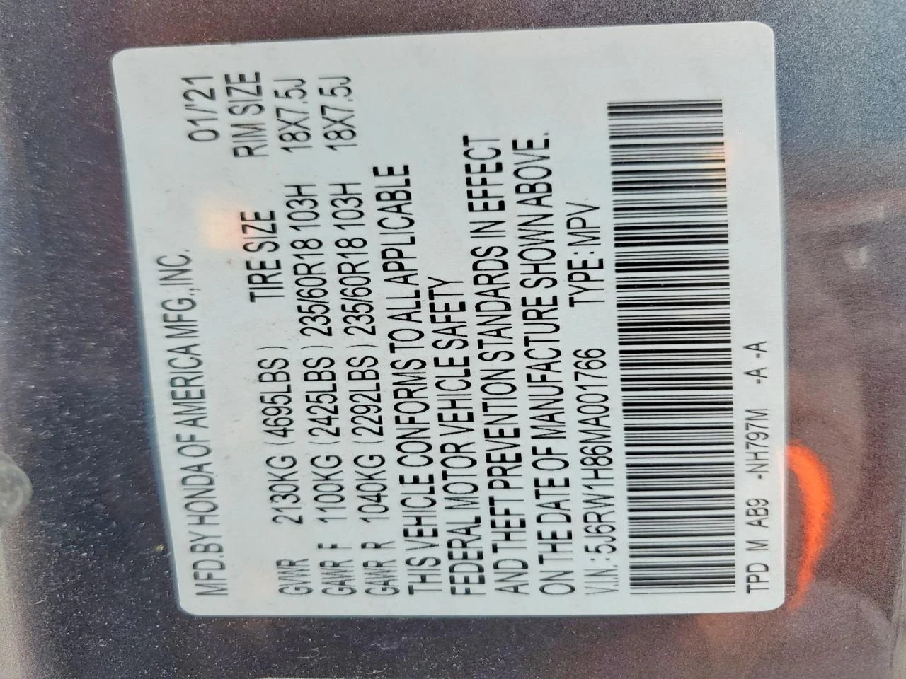 Honda Cr-v 1.5l Exl, снимка 13 - Автомобили и джипове - 54295363