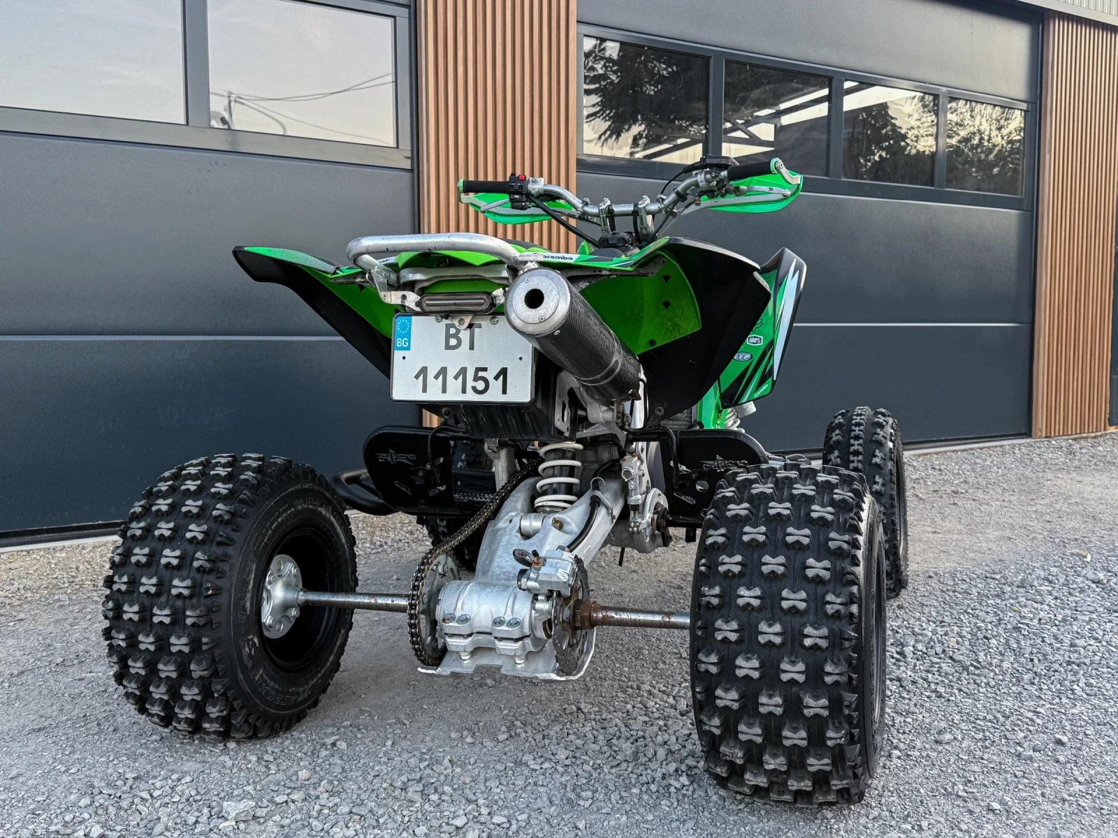 Kawasaki Kfx 450R / РЕГИСТРИРАНО / НОВИ ГУМИ, снимка 17 - Мотоциклети и мототехника - 55404405
