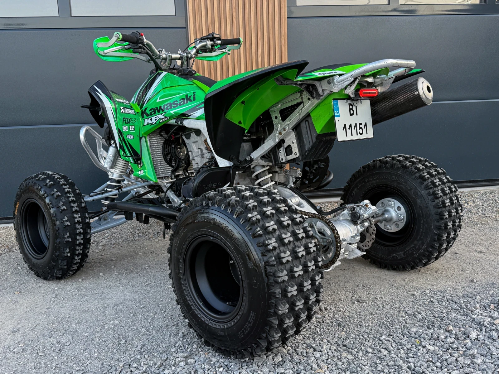 Kawasaki Kfx 450R / РЕГИСТРИРАНО / НОВИ ГУМИ, снимка 5 - Мотоциклети и мототехника - 55404405