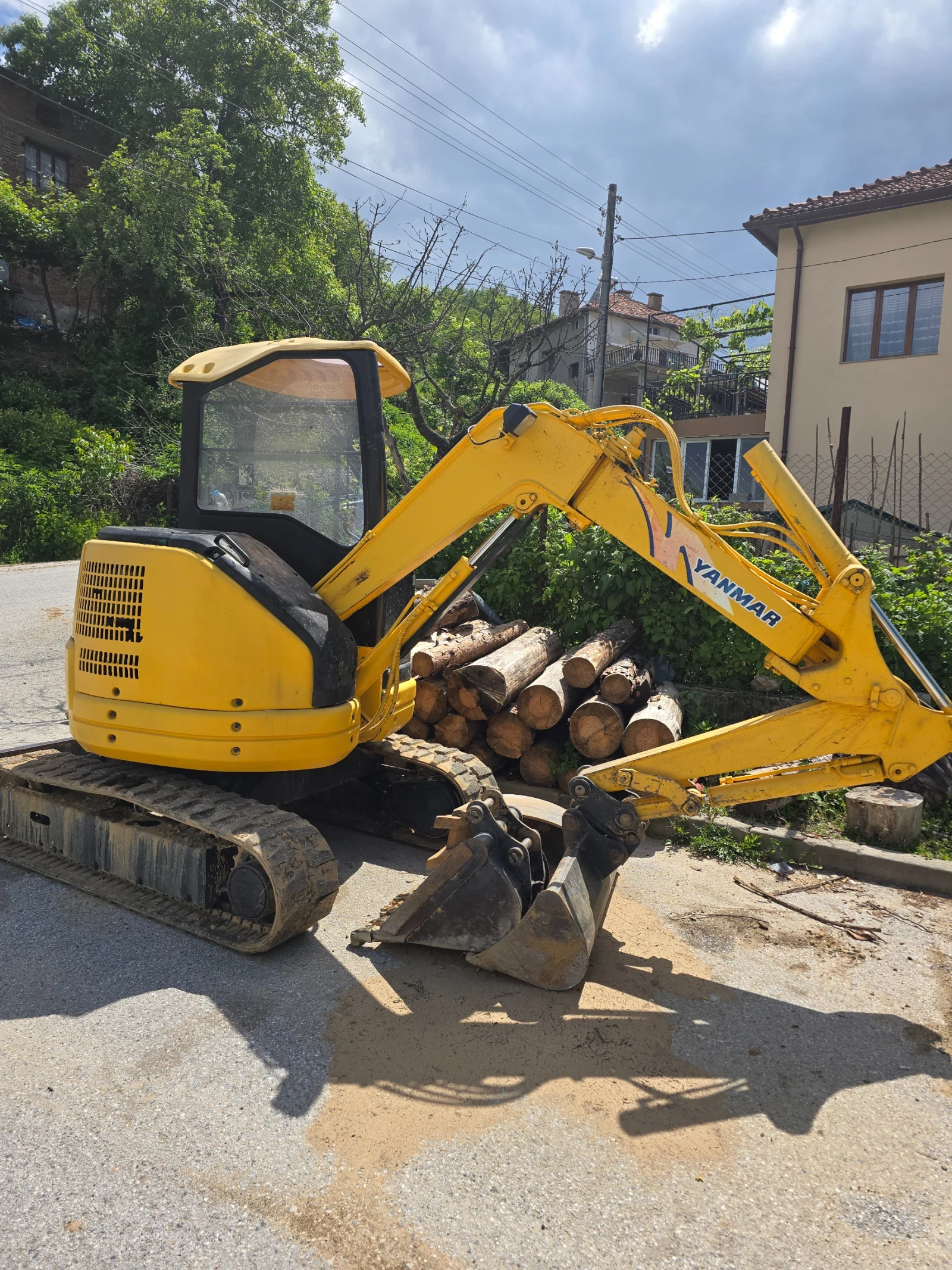 Багер Yanmar Yanmar b3u, снимка 4 - Индустриална техника - 55772437