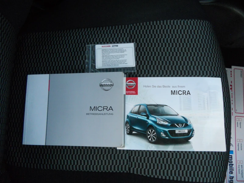 Nissan Micra 1.2i Лизинг!! РЕАЛНИ КИЛОМЕТРИ+ СЕРВИЗНИ ДОКУМЕНТИ, снимка 14 - Автомобили и джипове - 47404971