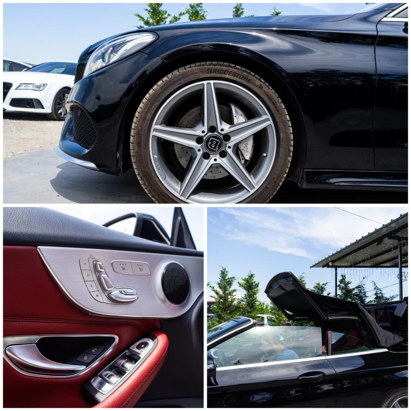 Mercedes-Benz C 220 D 4MATIC КАБРИОЛЕТ FULL BRABUS PACK ЛИЗИНГ 100%, снимка 17 - Автомобили и джипове - 50589772