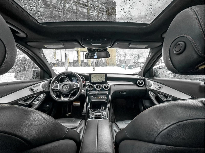 Mercedes-Benz C 43 AMG * | BSM | NAVI | BURMESTER | RED SEATBELT | * CARF, снимка 9 - Автомобили и джипове - 52996398