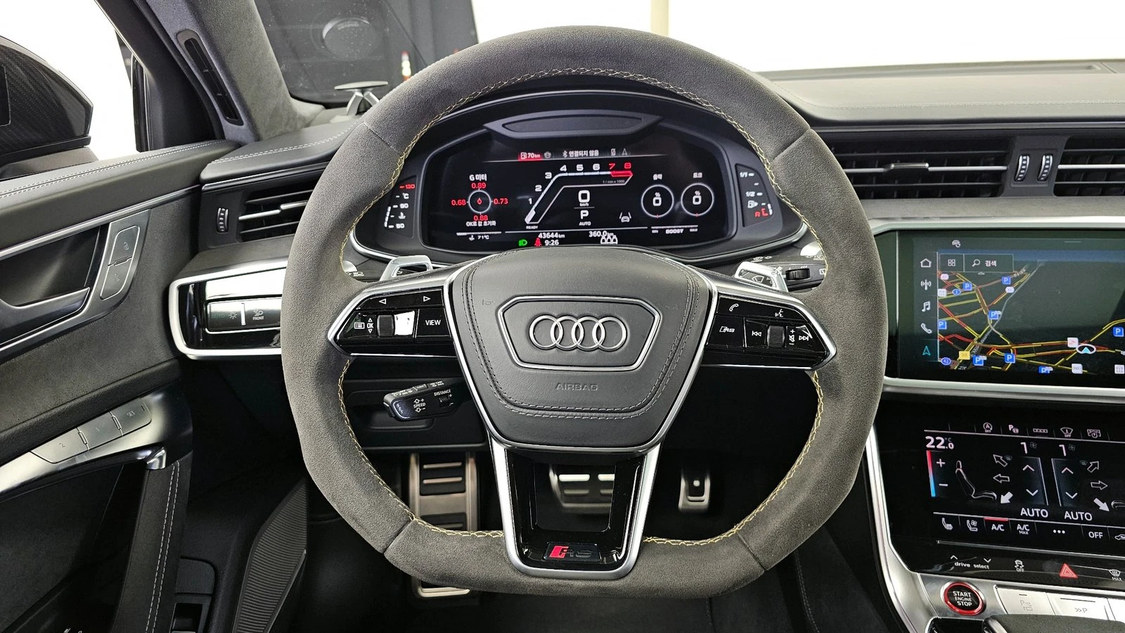 Audi Rs6 ЛЮК* HUD* 360* KEYLESS* ПОДГРЕВ ВОЛАН* КРАЙНА ЦЕНА, снимка 13 - Автомобили и джипове - 55336502