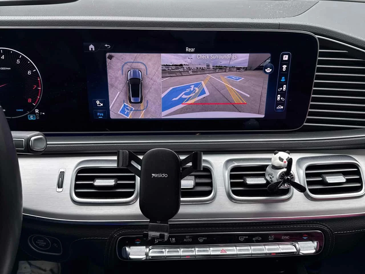 Mercedes-Benz GLE 350 BURMESTER/ОБДУХВАНЕ/ПАНОРАМА/360/HUD, снимка 9 - Автомобили и джипове - 55006250
