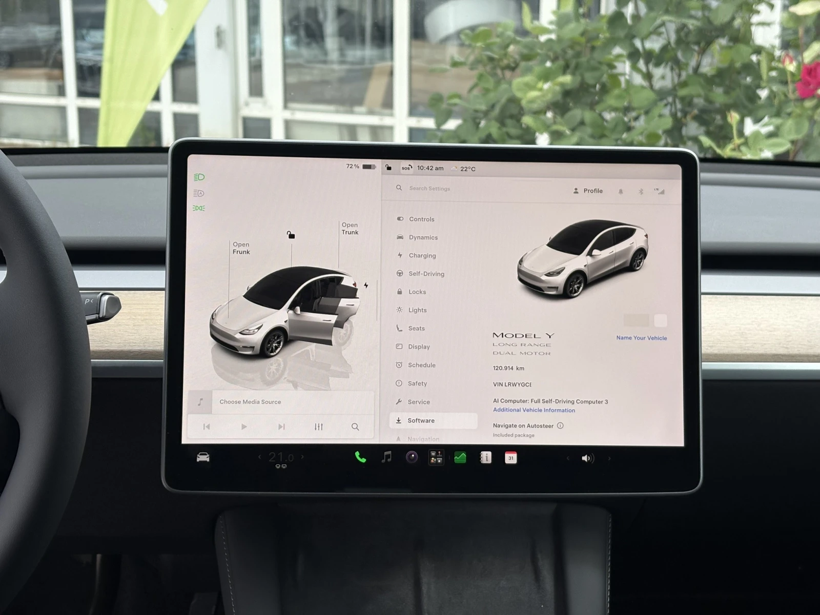 Tesla Model Y Long Range AWD EAP ПЪЛНА ГАРАНЦИЯ, снимка 10 - Автомобили и джипове - 54735352
