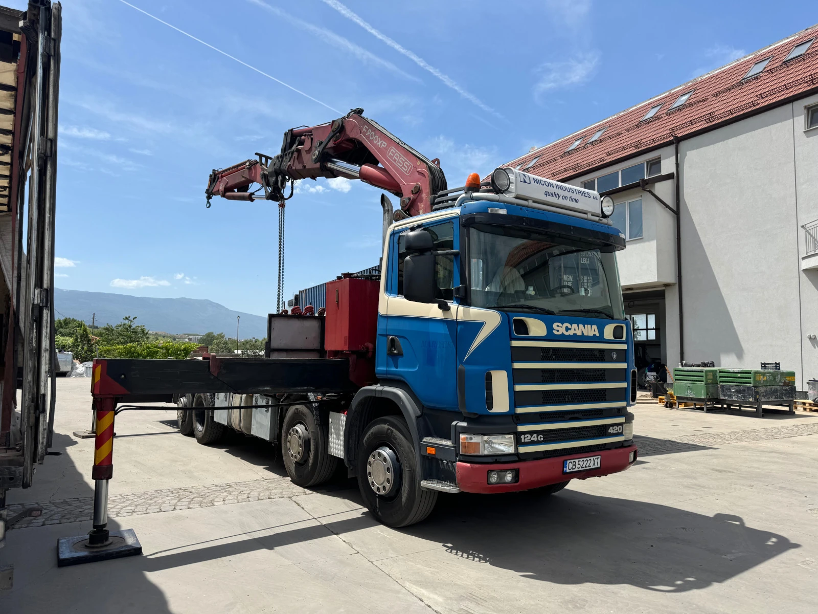 Scania 124 420 КРАН FASSI 900+ JIB - изображение 2