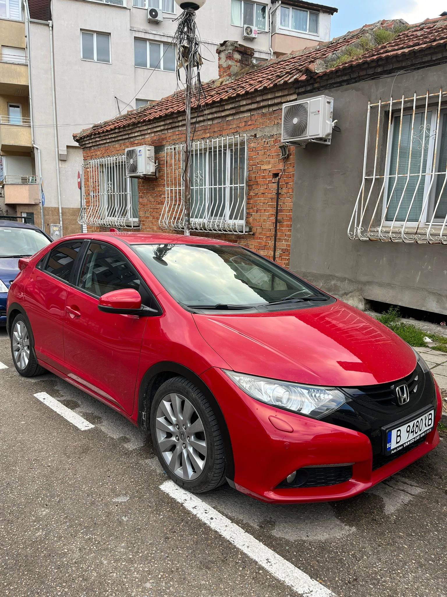 Honda Civic Подгрев, Камера, Регистрирана