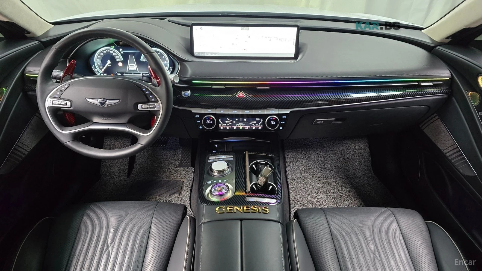 Genesis G80 * 360* ПАНО* LED* KEYLESS* Camera* ПОДГРЕВ* , снимка 7 - Автомобили и джипове - 55133604