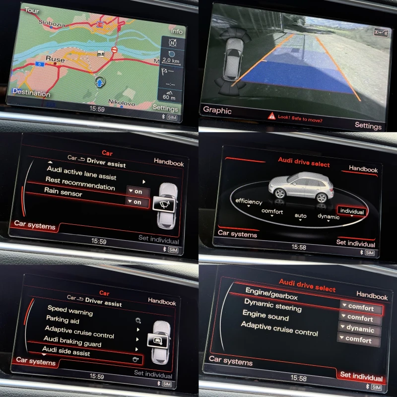 Audi SQ5 BiTDI 313 8ZF Keyless Дистроник Кожа Камера , снимка 8 - Автомобили и джипове - 51487019