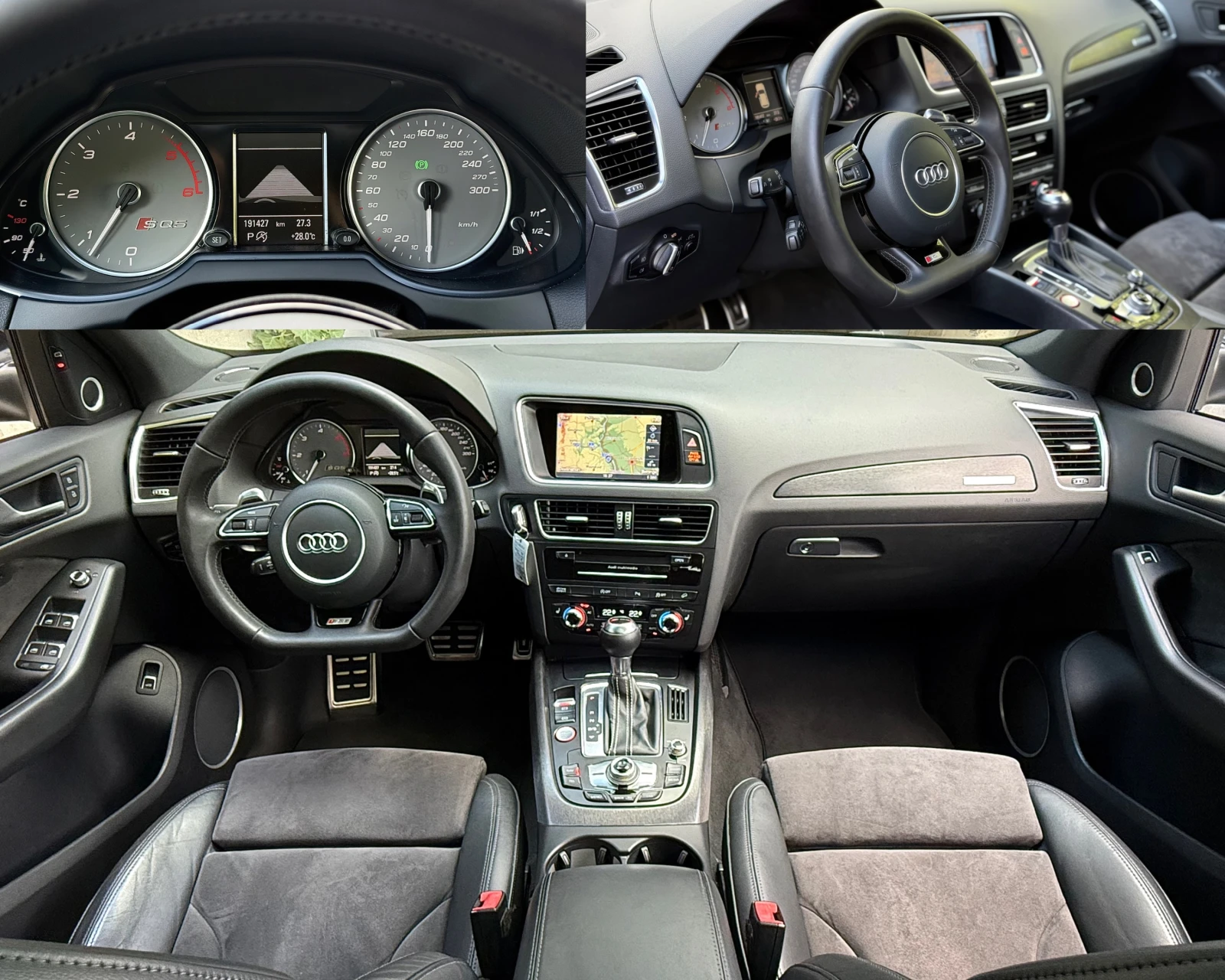 Audi SQ5 BiTDI 313 8ZF Keyless Дистроник Кожа Камера  - изображение 7