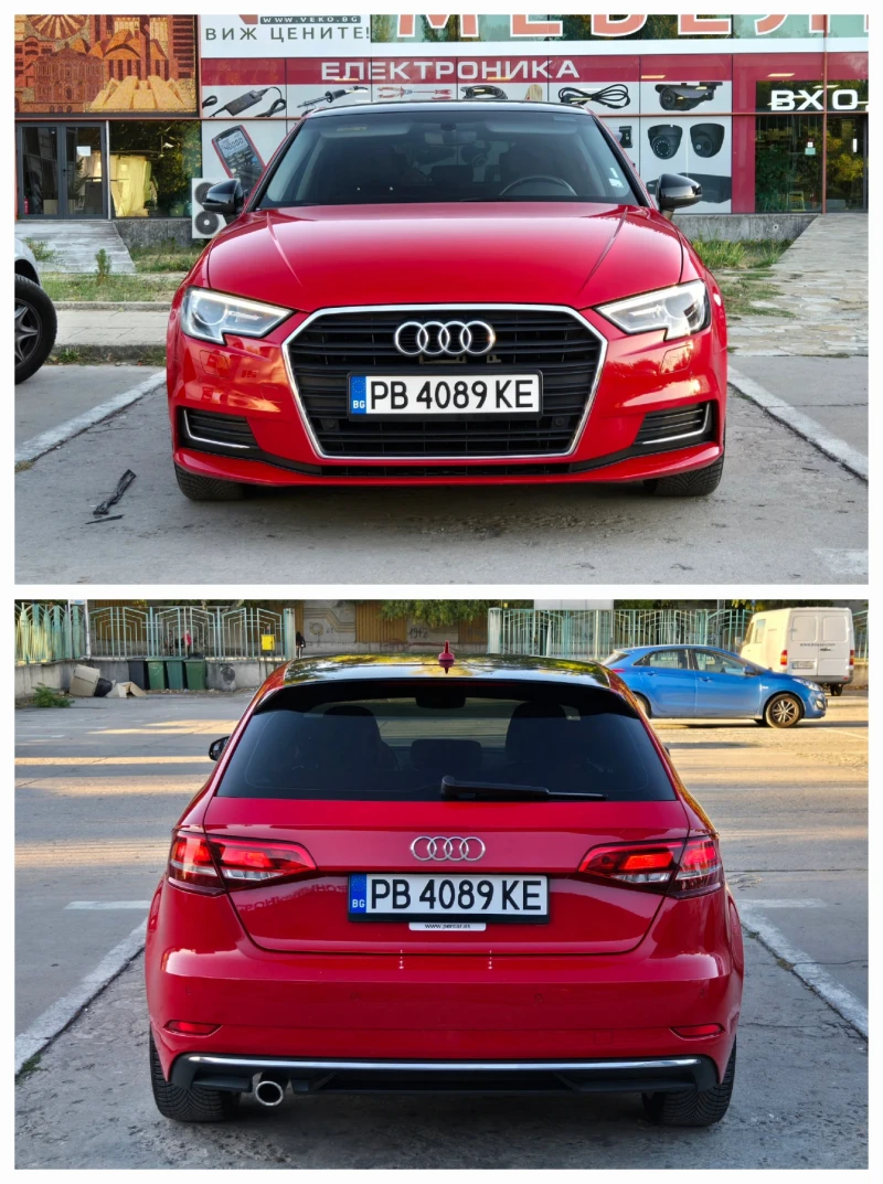 Audi A3 118000км.1.6/S-TRONIC /ЧЕРВЕНА-ПЕРЛА/ КОЖА/ЛИЗИНГ, снимка 5 - Автомобили и джипове - 47440336