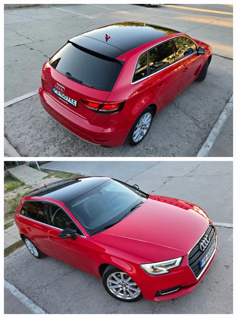 Audi A3 118000км.1.6/S-TRONIC /ЧЕРВЕН-МЕТАЛИК/ КОЖА/ЛИЗИНГ, снимка 6 - Автомобили и джипове - 47440336