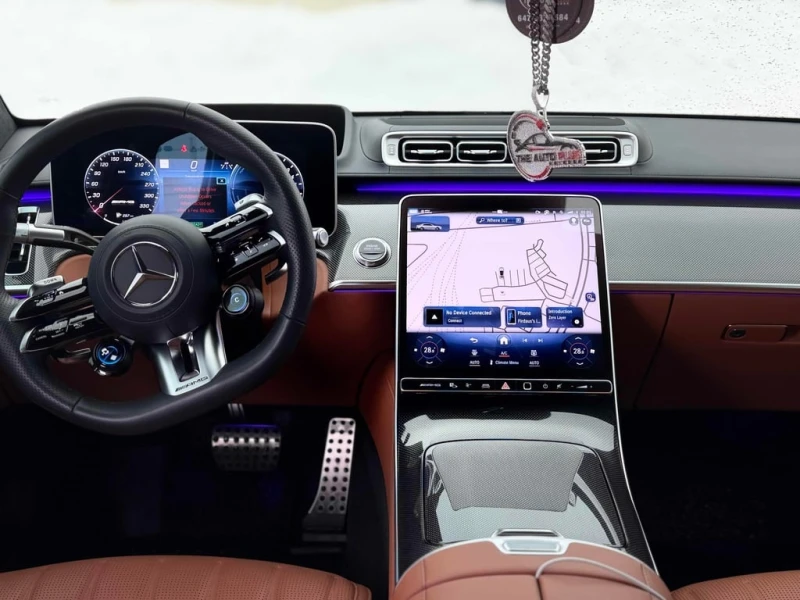 Mercedes-Benz S 63 AMG E * CARFAX * БЕЗ ПЪРВОНАЧАЛНА ВНОСКА, снимка 10 - Автомобили и джипове - 53248917