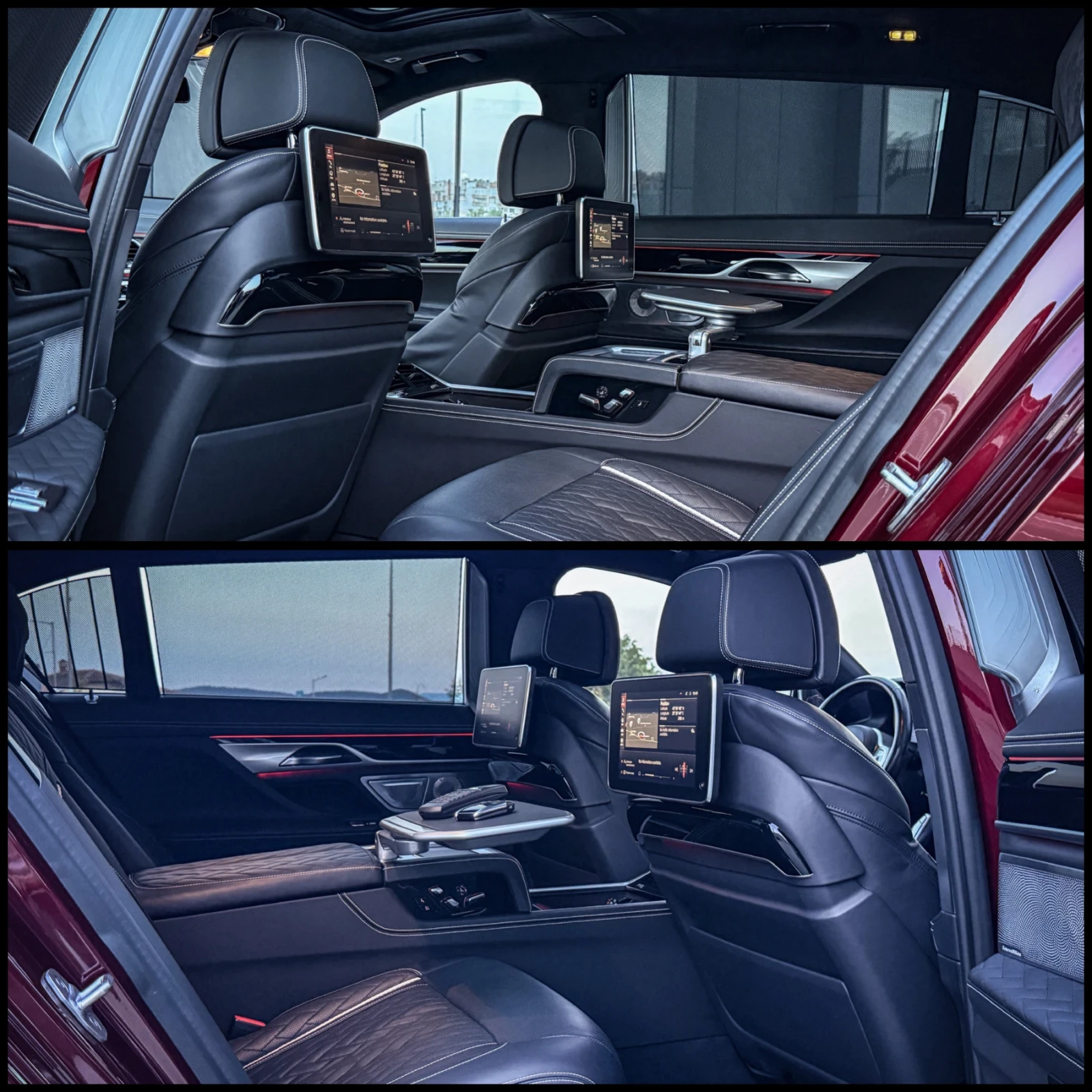 BMW 760 Li 6.6 V12/M Individual/B&W/3xTV/360/Sky/FULL MAXX, снимка 9 - Автомобили и джипове - 55889346