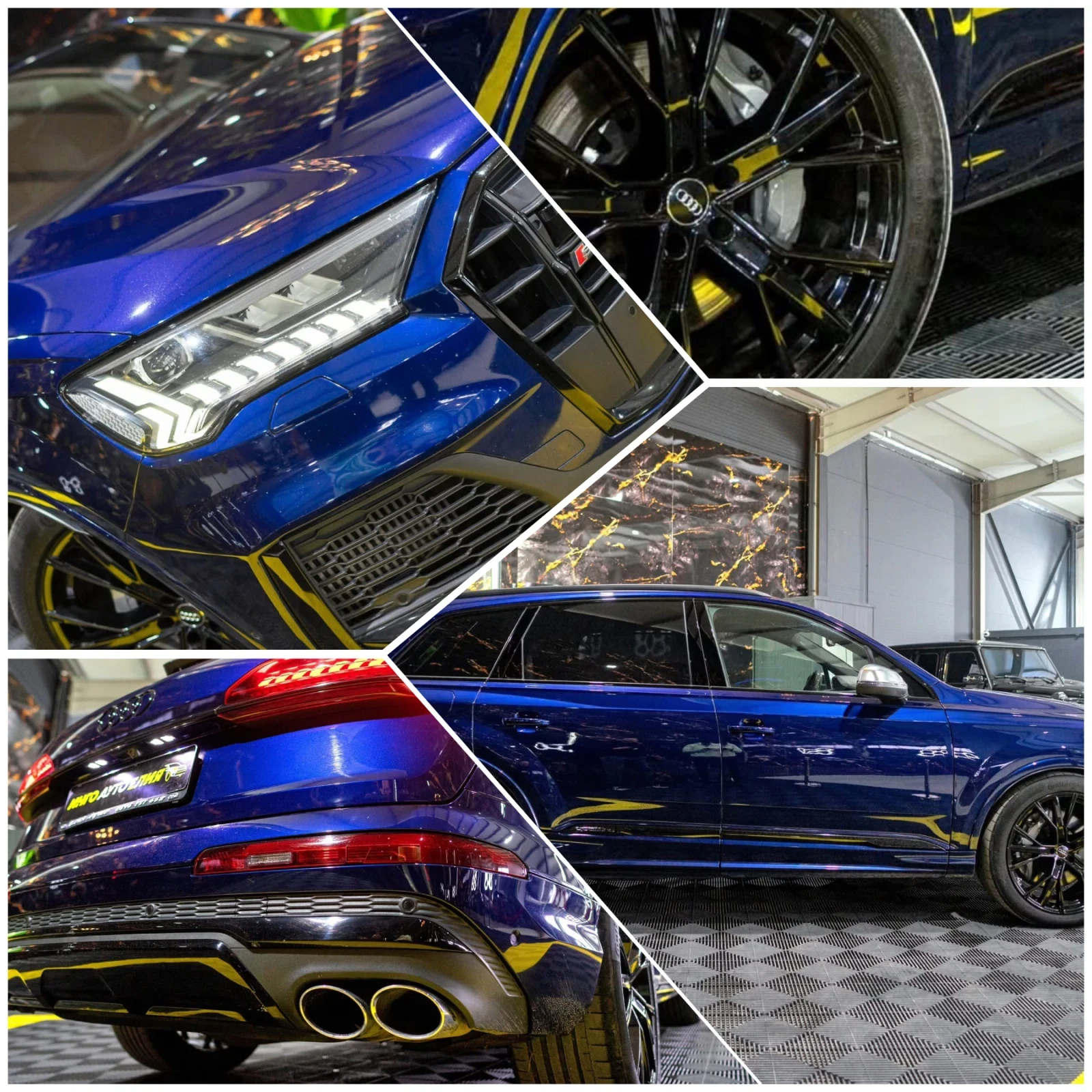 Audi SQ7 4.0D QUATTRO MATRIX CARBON B&O   100% | Mobile.bg   17