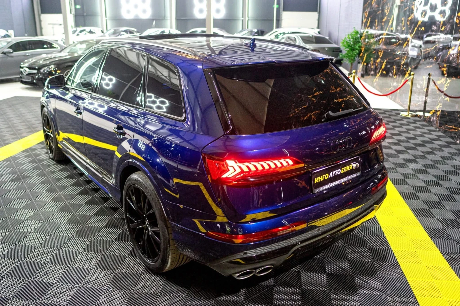 Audi SQ7 4.0D QUATTRO MATRIX CARBON B&O   100% | Mobile.bg   7