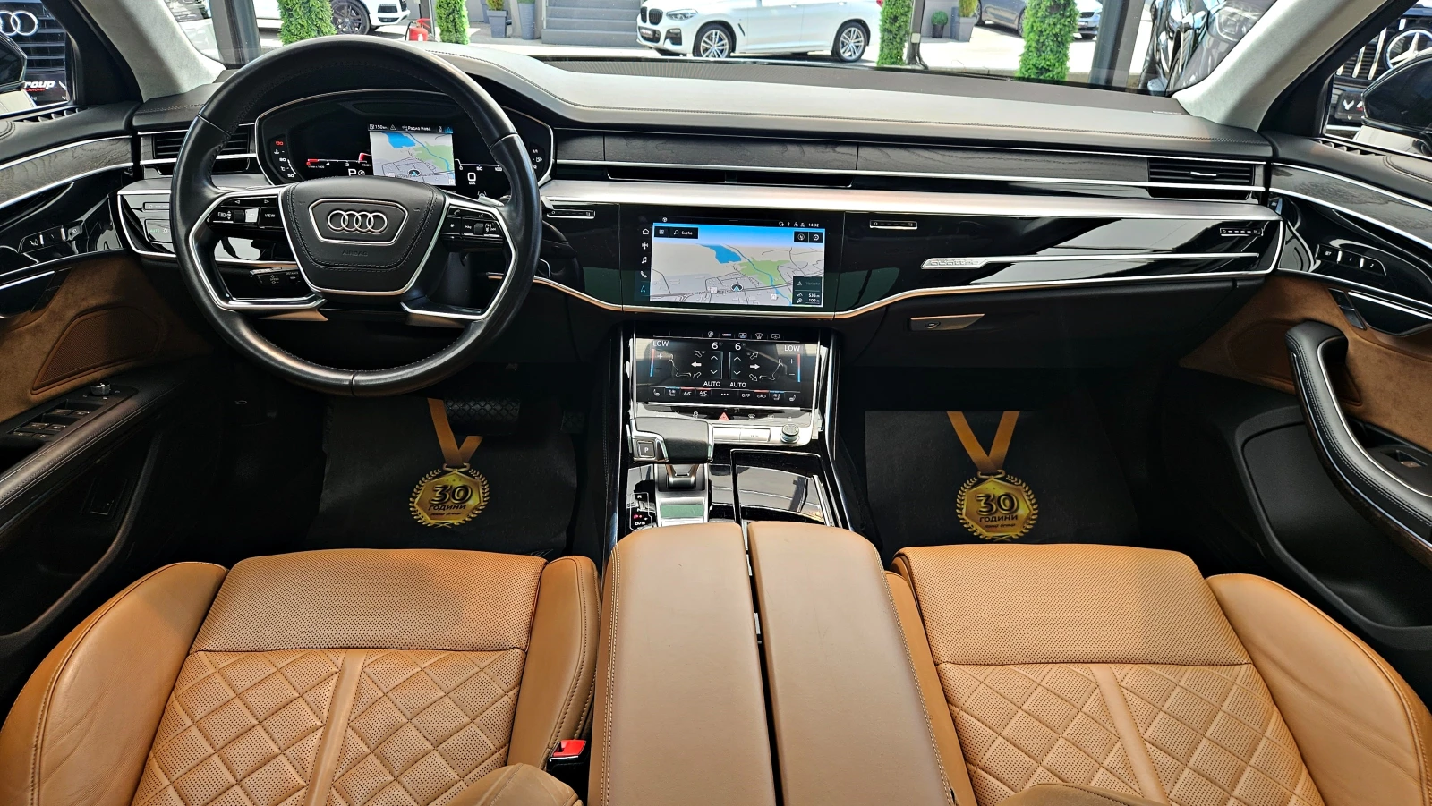 Audi A8 FACE/L/50TDI/DISTR/PANO/3DCAM/NIGHT/HUD/BANG/МАСАЖ, снимка 8 - Автомобили и джипове - 55216969