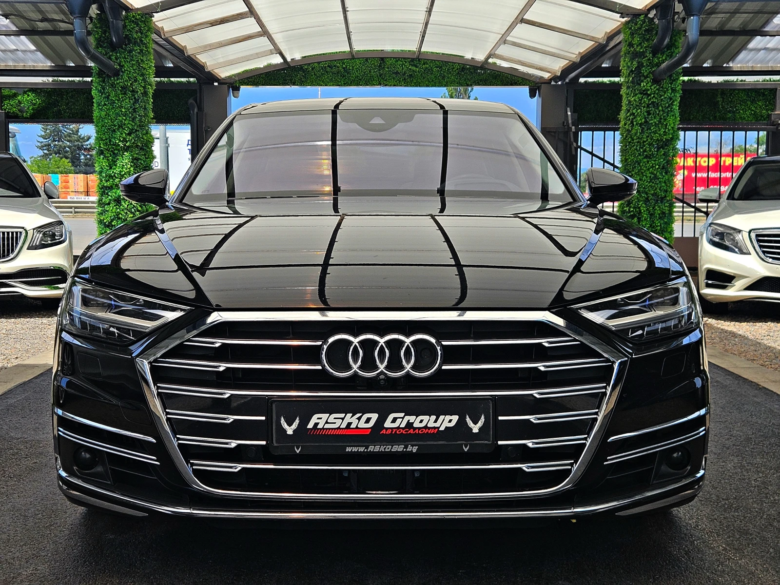 Audi A8 FACE/L/50TDI/DISTR/PANO/3DCAM/NIGHT/HUD/BANG/МАСАЖ, снимка 2 - Автомобили и джипове - 55216969