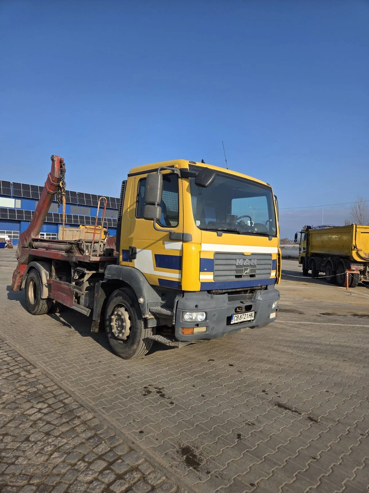 Man Tgm контейнеровоз за строителни отпадъци , снимка 1