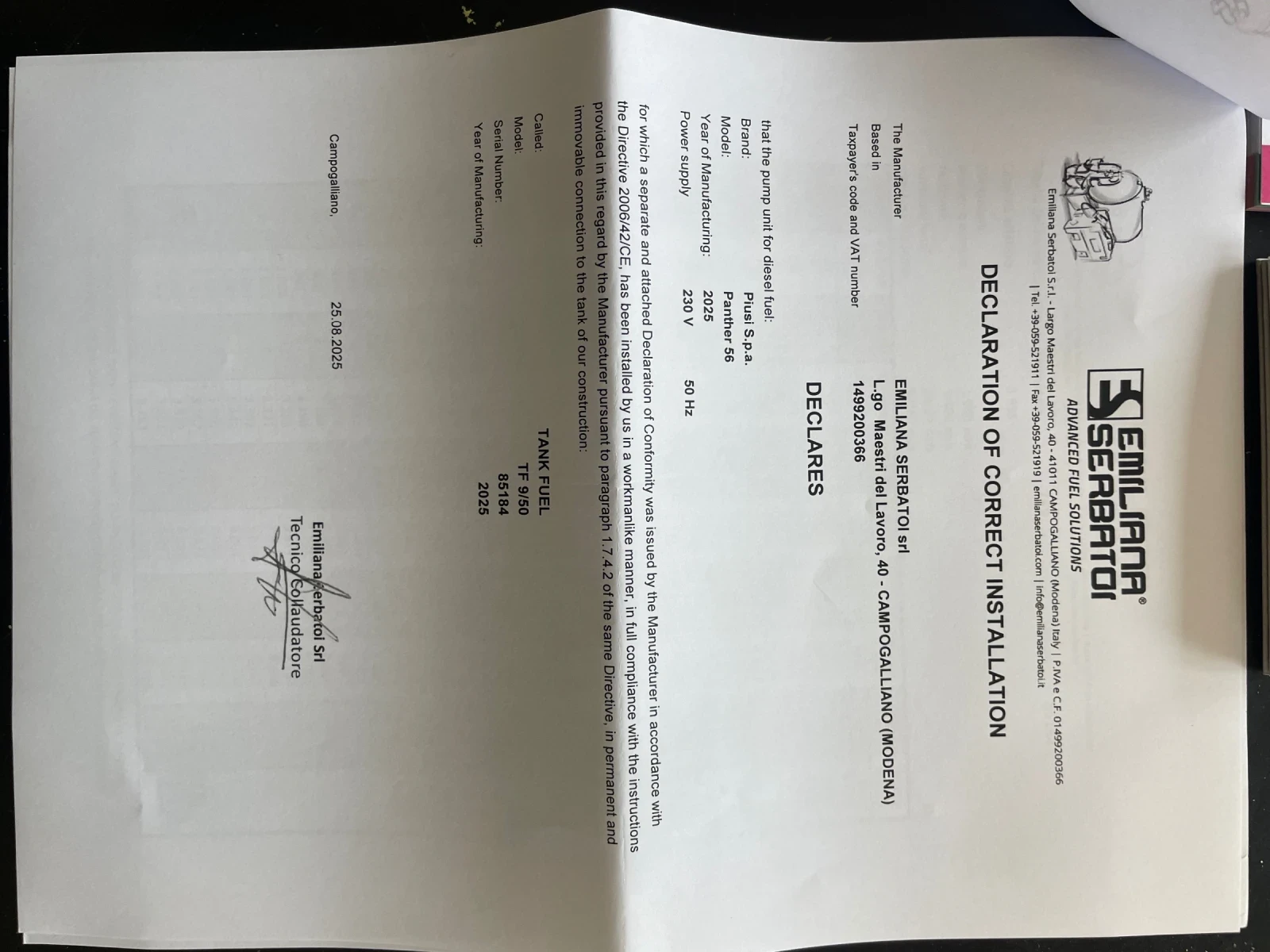 Допълнително оборудване Друг вид Цистерна гориво 9000L, снимка 10 - Индустриална техника - 53816243