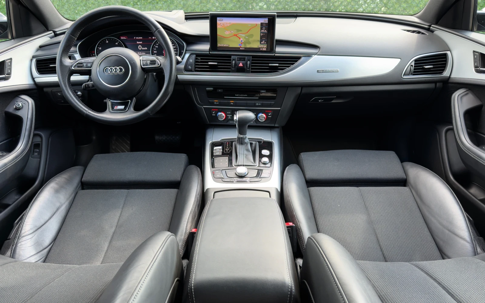 Audi A6 3.0BI-TDi 3xS-LINE* hedUp* Distronic, снимка 10 - Автомобили и джипове - 54858384
