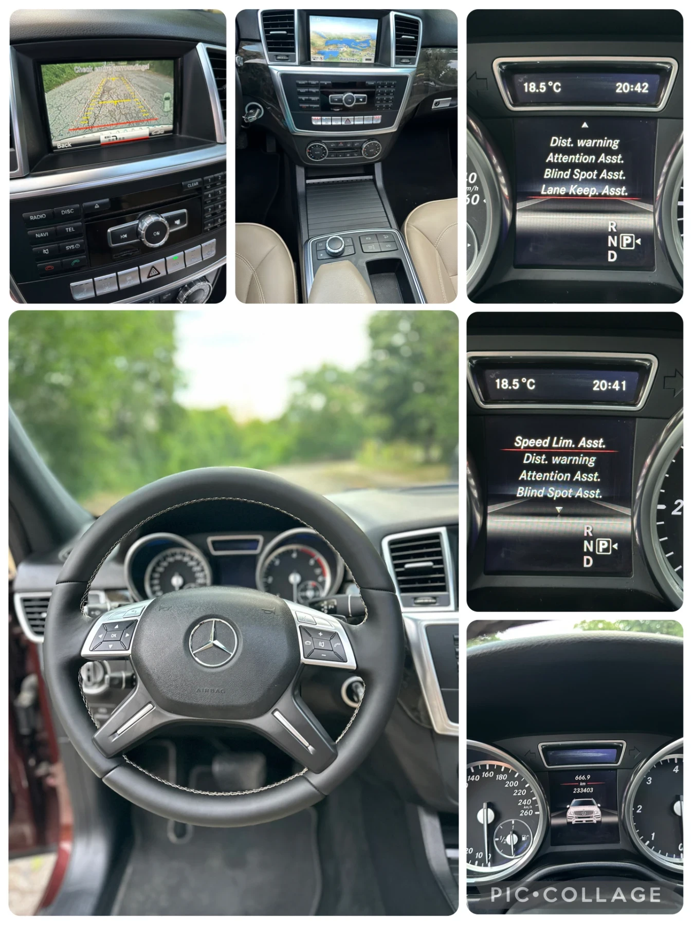 Mercedes-Benz ML 350 AMG/PANORAMA/FULL SERVICE , снимка 15 - Автомобили и джипове - 55255457
