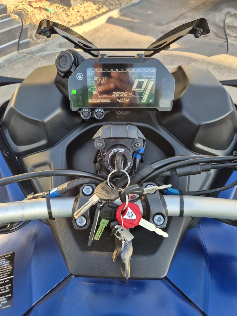 Yamaha Mt-09 NIKEN GT 38000км!!! ШВЕЙЦАРИЯ, ТОП!!!, снимка 17 - Мотоциклети и мототехника - 52226718