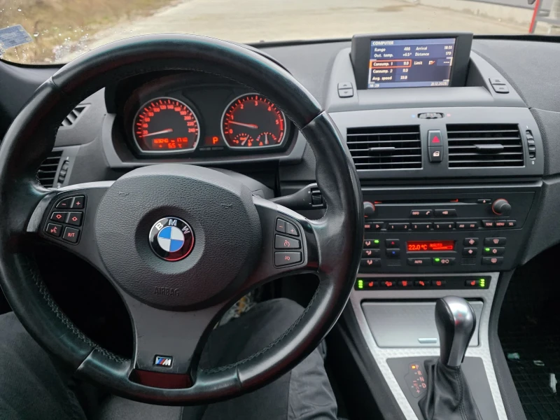 BMW X3 3.0d, M-pack, HiFi, снимка 13 - Автомобили и джипове - 52867786