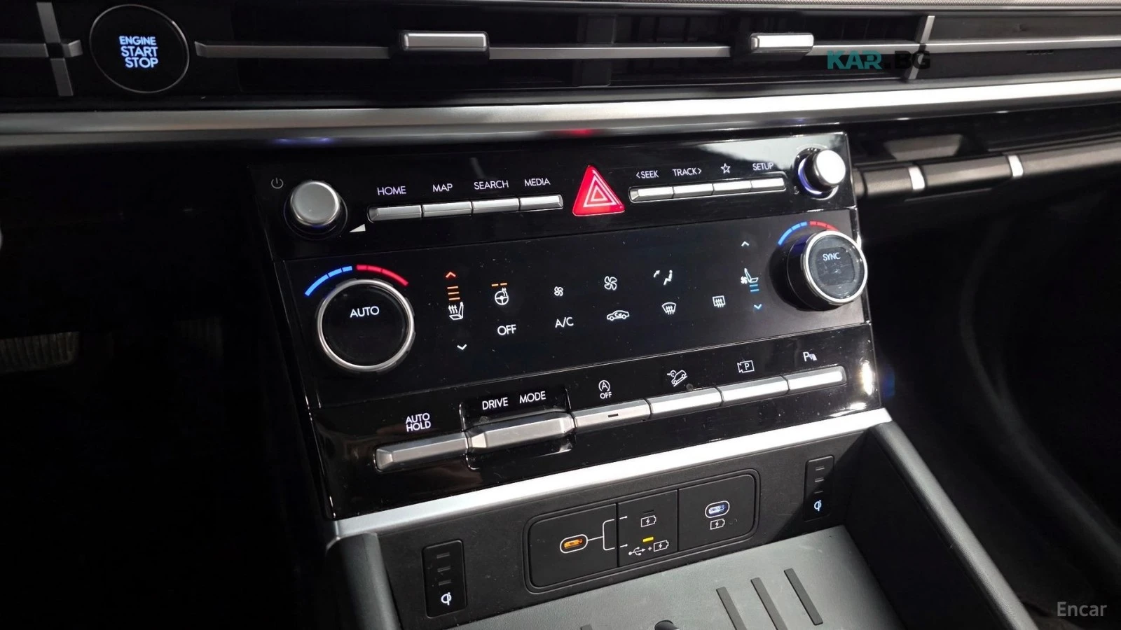 Hyundai Santa fe * 2.5T* PRESTIGE* КОЖА* ПОДГРЕВ* ОБДУХВАНЕ* КАМЕРА, снимка 14 - Автомобили и джипове - 55260188