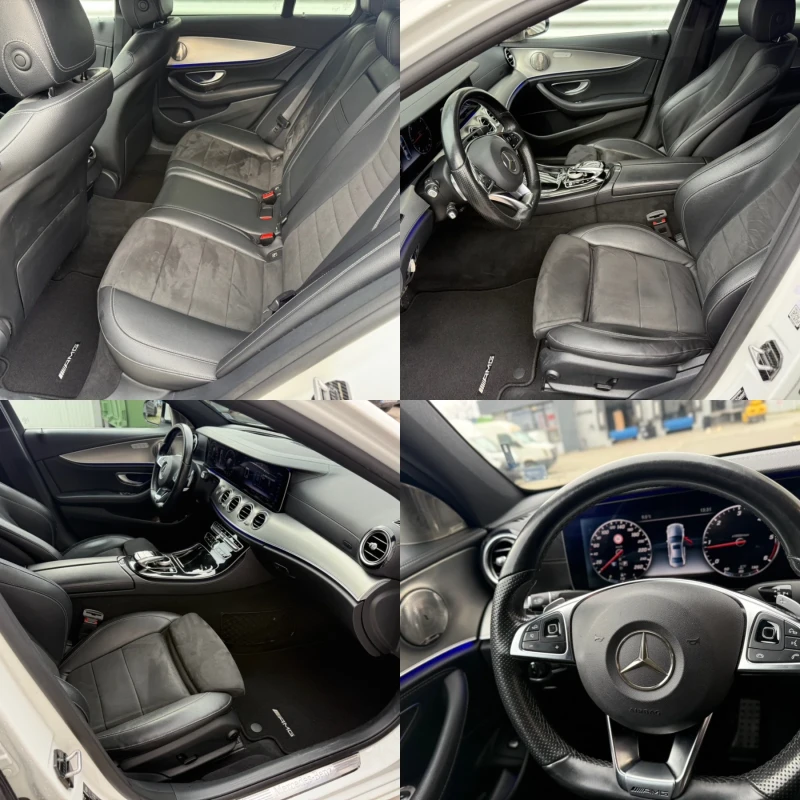 Mercedes-Benz E 220 AMG Optic+ 9Gtronic+ BlueTec+ Head Up+ Navi+ Подгр, снимка 15 - Автомобили и джипове - 52685956