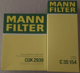 Филтри MANN C35 154 и CUK 2939, снимка 1