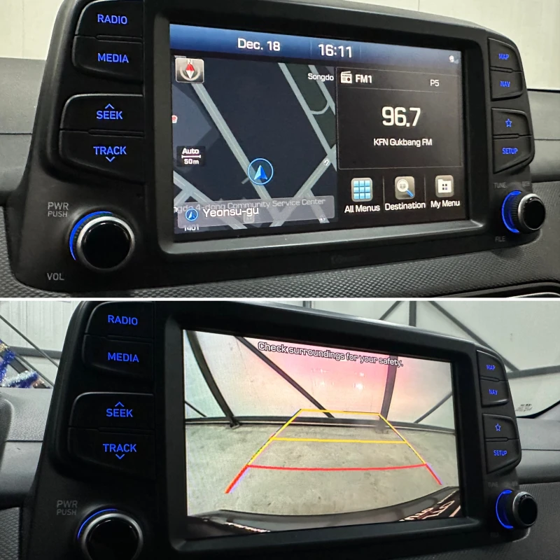 Hyundai Kona 1.6CRDI * КАМЕРА * ПОДРЕВ * ПАРК, снимка 15 - Автомобили и джипове - 52864692