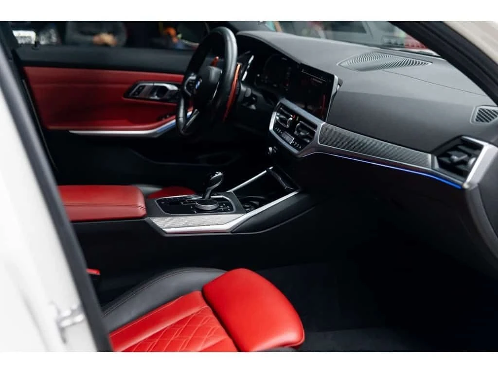BMW 340 * M340i | xDrive | WHITE | INDIVIDUAL RED INTERIOR, снимка 13 - Автомобили и джипове - 53919016