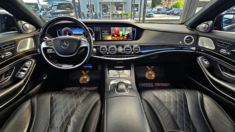 Mercedes-Benz S 500 ! L/AMG/TVx3/DISTR/PANO/ВАКУУМ/ОБДУХ/МАСАЖ/LIZI, снимка 8 - Автомобили и джипове - 50107780