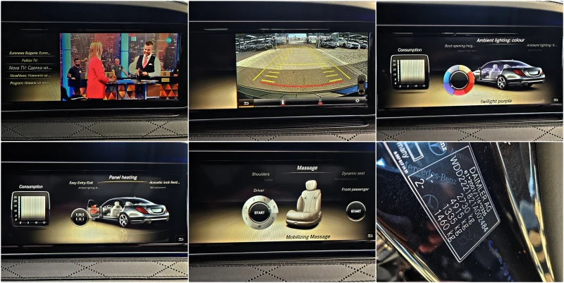 Mercedes-Benz S 500 ! L/AMG/TVx3/DISTR/PANO/ВАКУУМ/ОБДУХ/МАСАЖ/LIZI, снимка 15 - Автомобили и джипове - 50107780