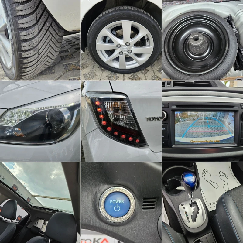 Toyota Yaris 1.5Hybrid-75кс= АВТОМАТ= 111.000км= ПАНОРАМА= LED - 19900 лв. - 86555305 | Car24.bg