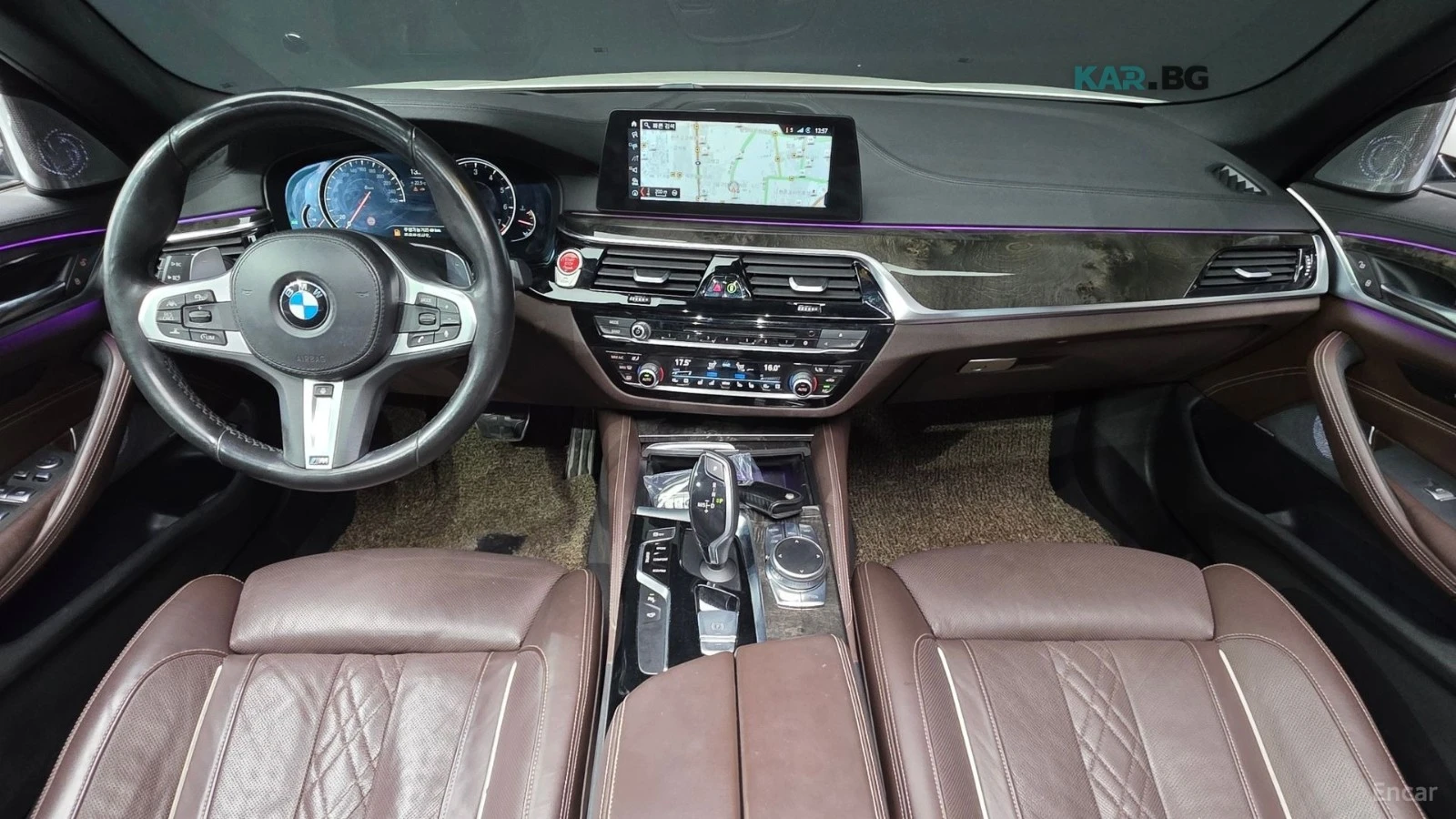 BMW 540 XDRIVE / M PKG / DISTRONIC / BOWERS / ОБДУХ / 360, снимка 8 - Автомобили и джипове - 54766215