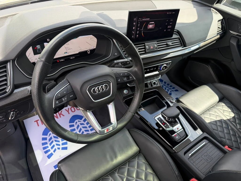 Audi SQ5 PREMIUM* DISTRONIC* ПАНОРАМА* ПОДГРЕВ* КАМЕРА, снимка 9 - Автомобили и джипове - 54969636
