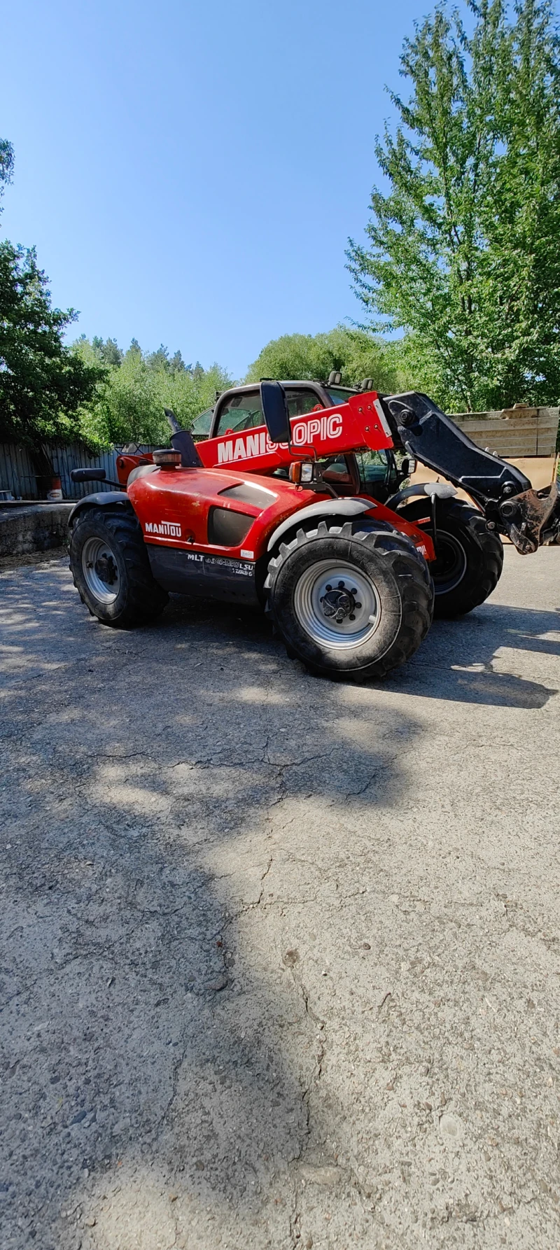 Телескопичен товарач Manitou MLT634 120LSU , снимка 4 - Селскостопанска техника - 48729195