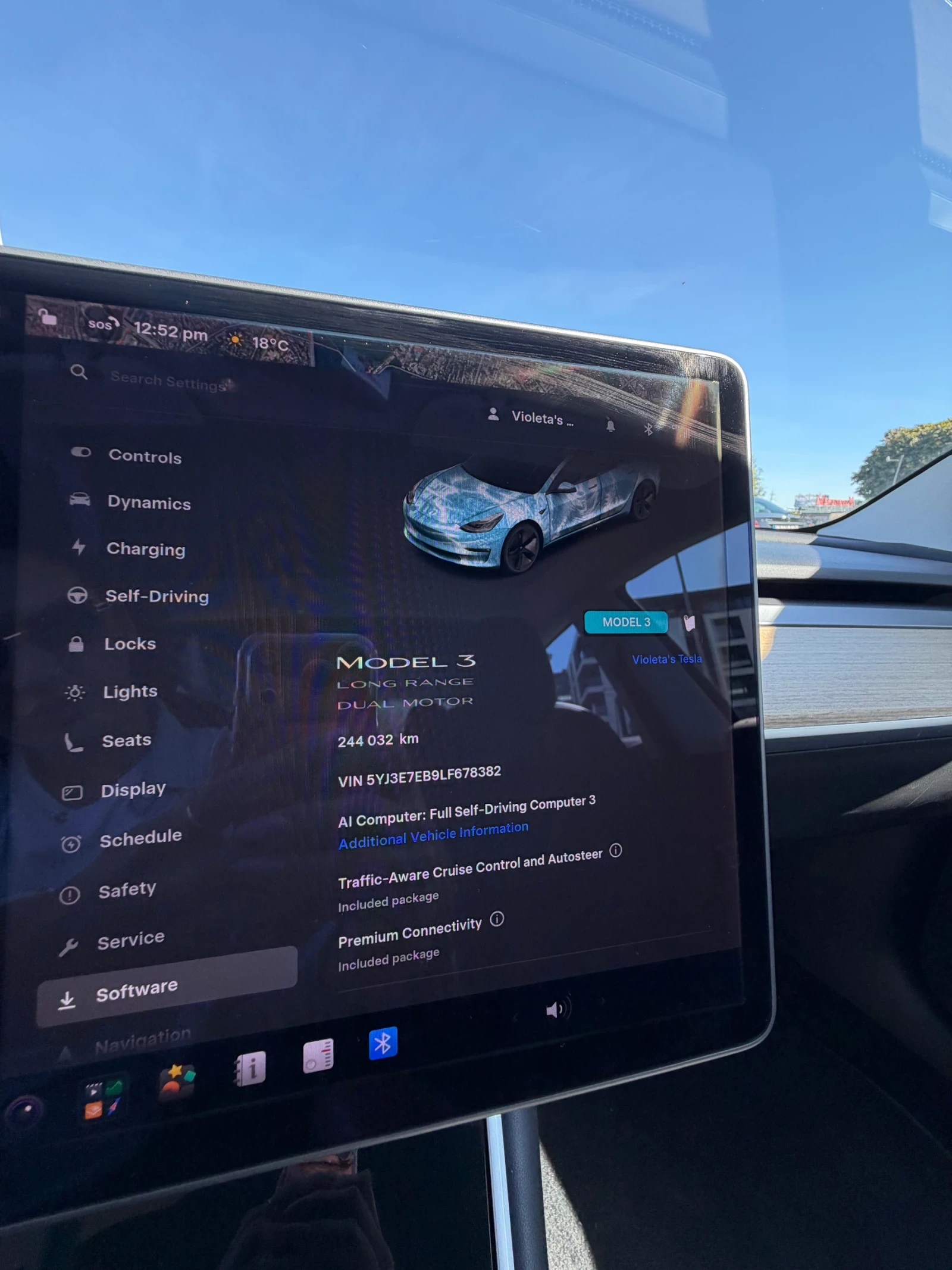 Tesla Model 3 Long Range/Dual Motor, снимка 14 - Автомобили и джипове - 56340681