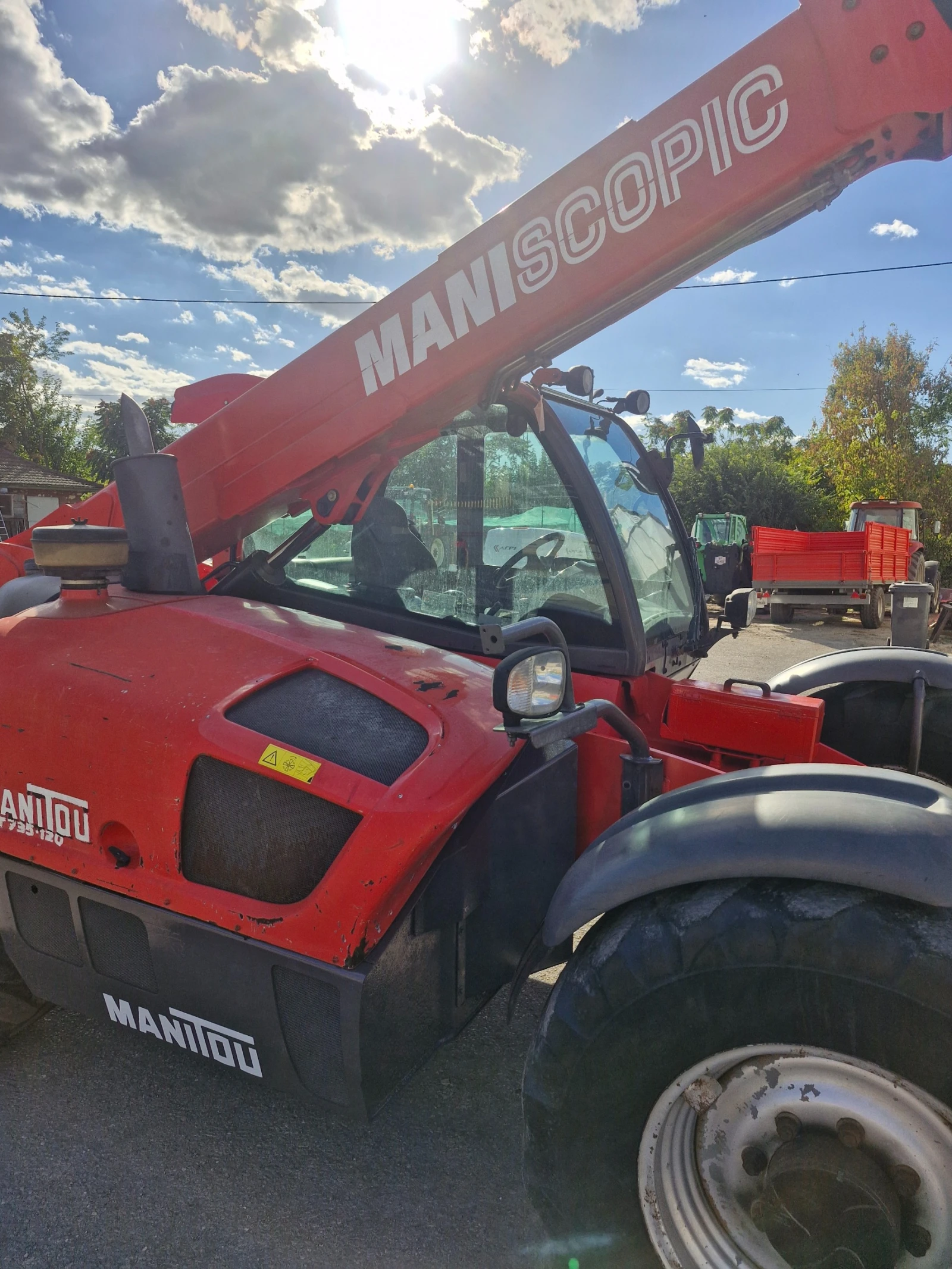 Телескопичен товарач Manitou 731 - изображение 9