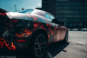 Dodge Challenger 6, 4 Scat Pack Carbon Hood Big Brake, снимка 5