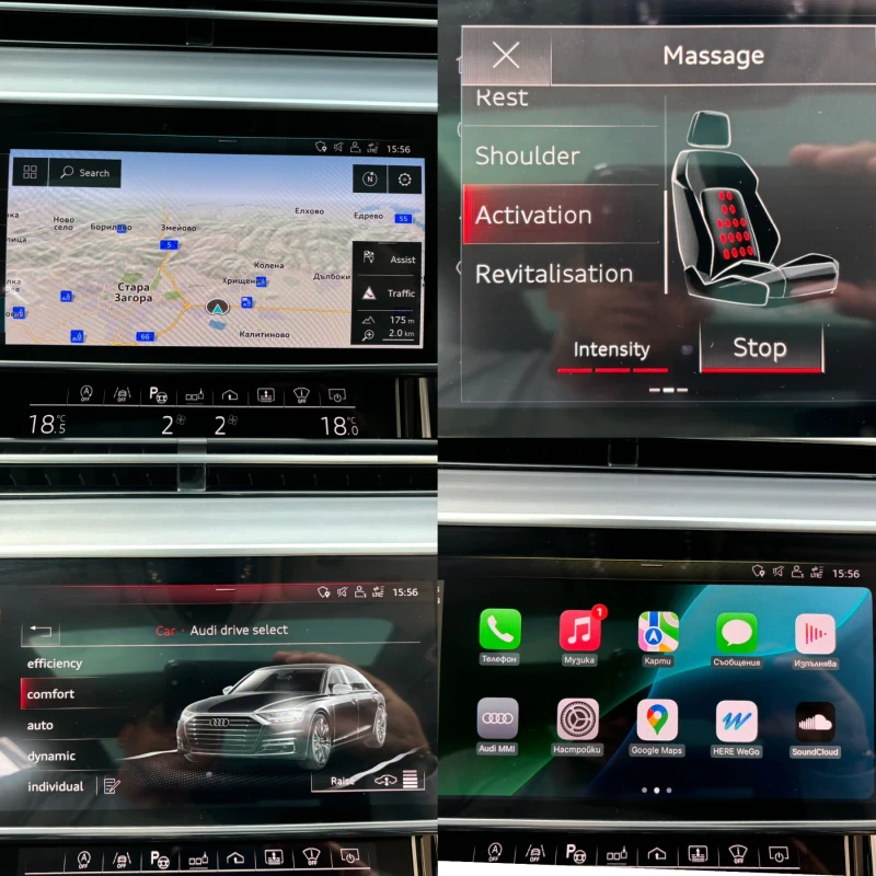 Audi A8 50TDI#LONG#EXCLUSIVE#LASER#3xTV#FULL FULL, снимка 14 - Автомобили и джипове - 50308580