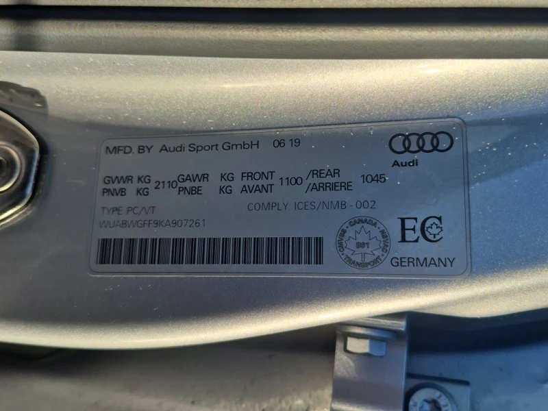 Audi Rs3  С РЕГИСТРАЦИЯ & АВТО КРЕДИТ , снимка 15 - Автомобили и джипове - 53510560