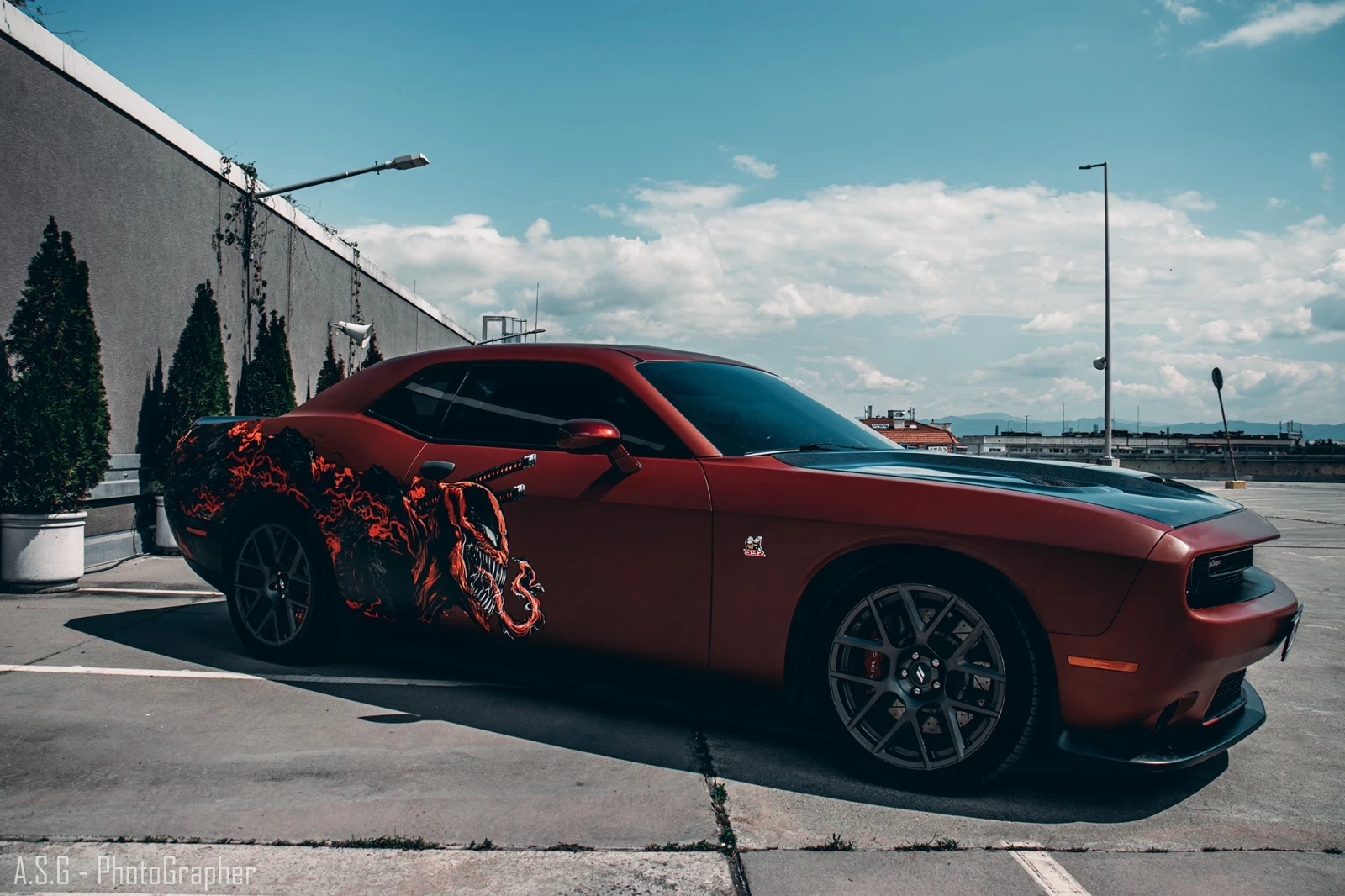 Dodge Challenger 6, 4 Scat Pack Carbon Hood Big Brake, снимка 8 - Автомобили и джипове - 55789943