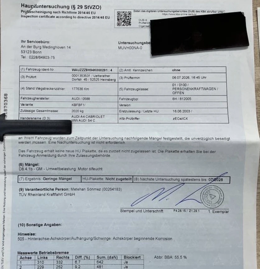 Audi A4 1.8 Turbo 163кс Кабрио Ръчка Уникат История , снимка 9 - Автомобили и джипове - 56076522